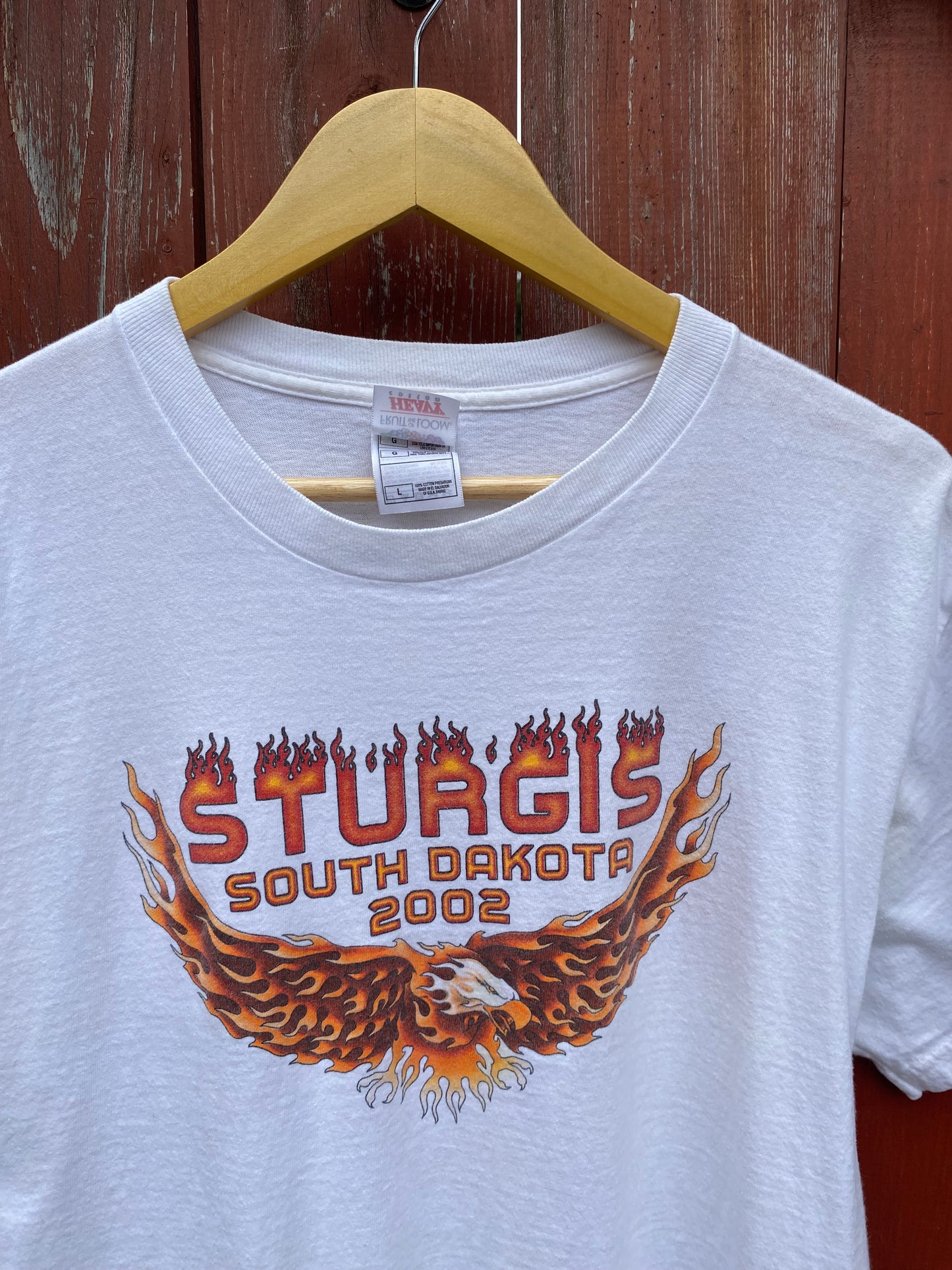 02’ sturgis tee white