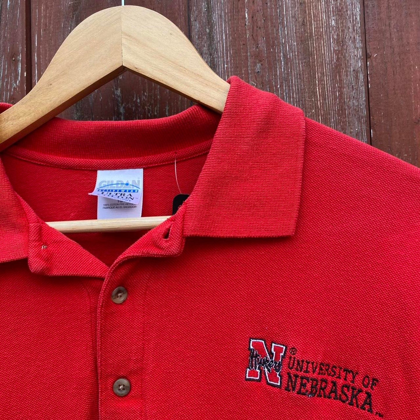 Long sleeve Husker Polo