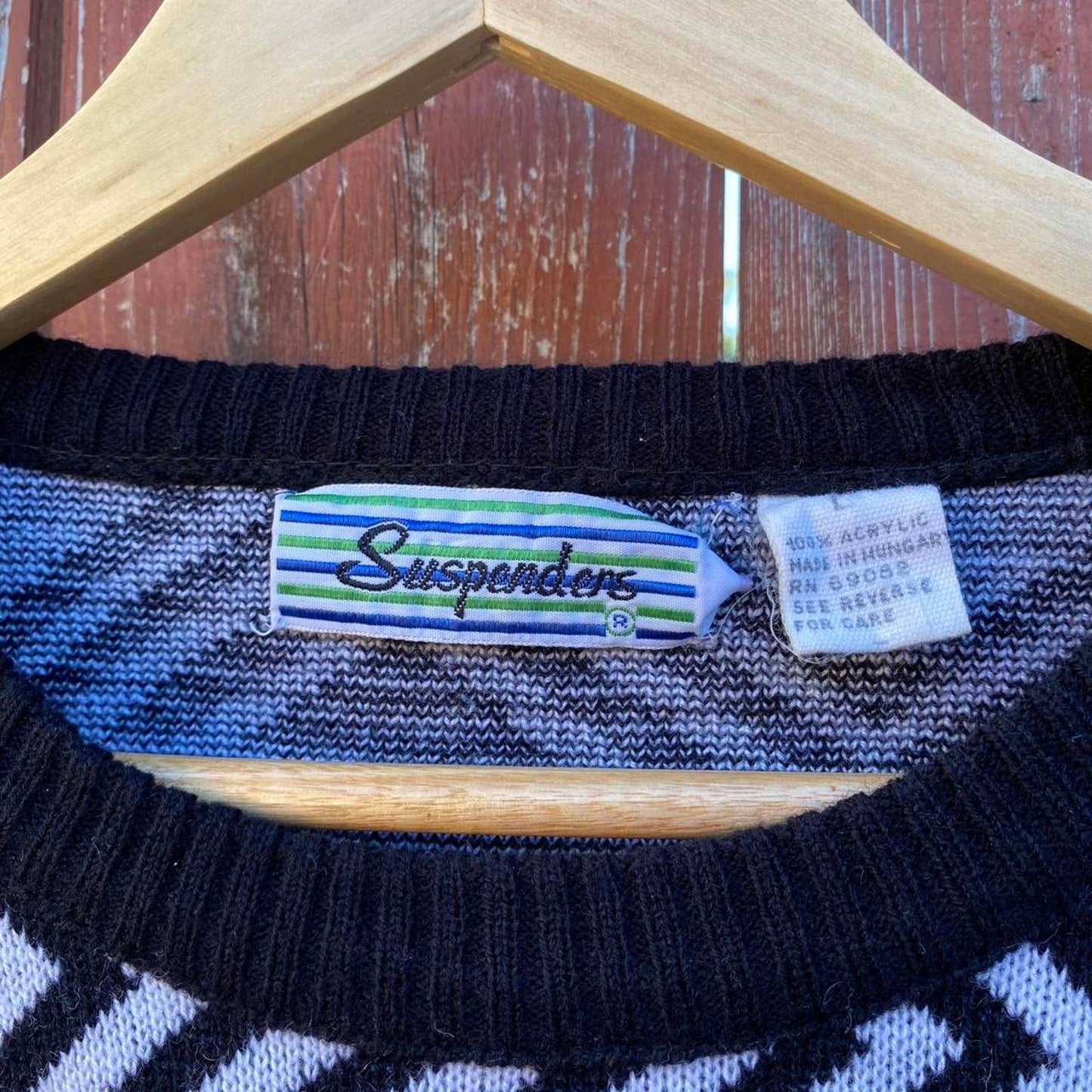 Black and White Sweater