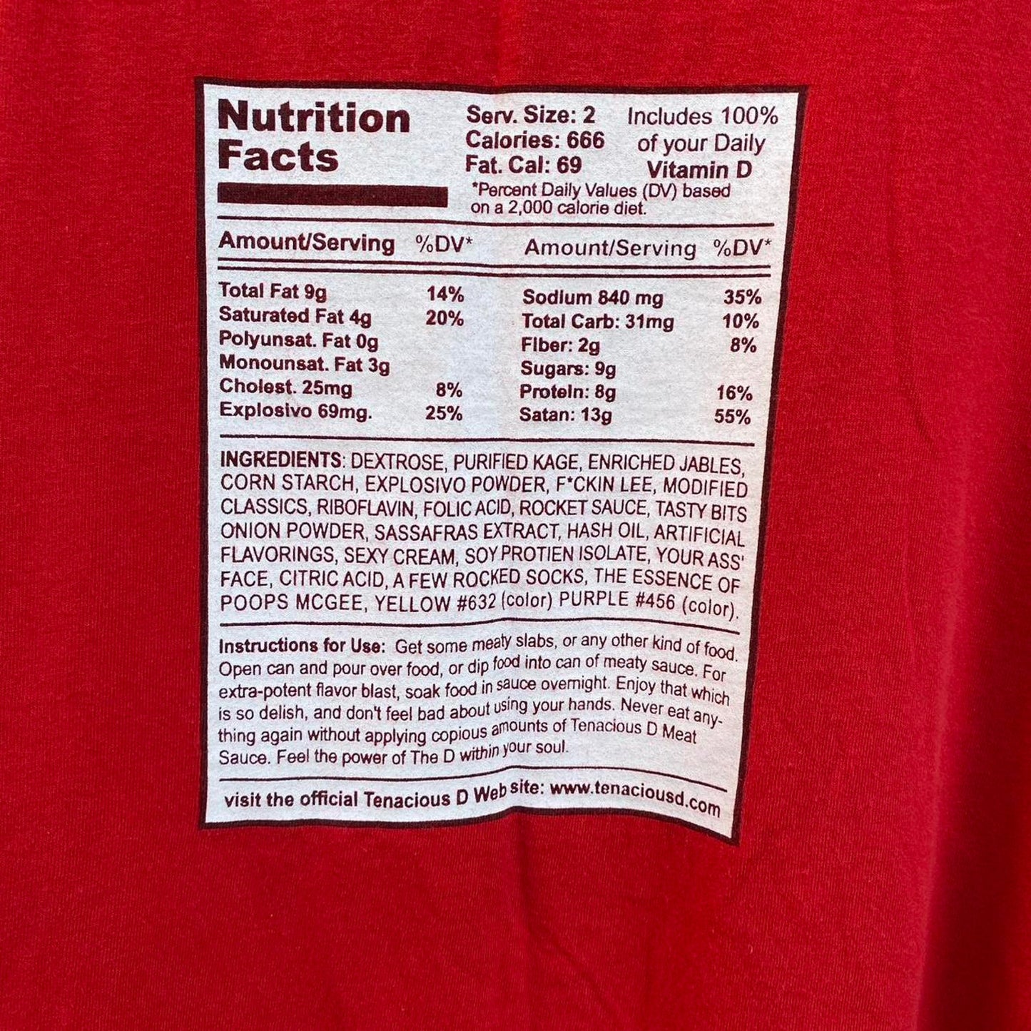 Tenacious D Tee