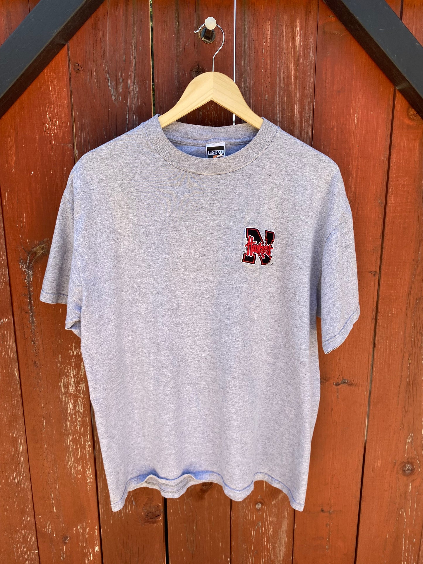 Huskers Embroidery Tee