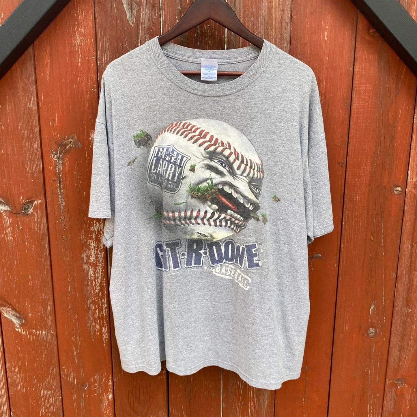 Git r Done Baseball tee