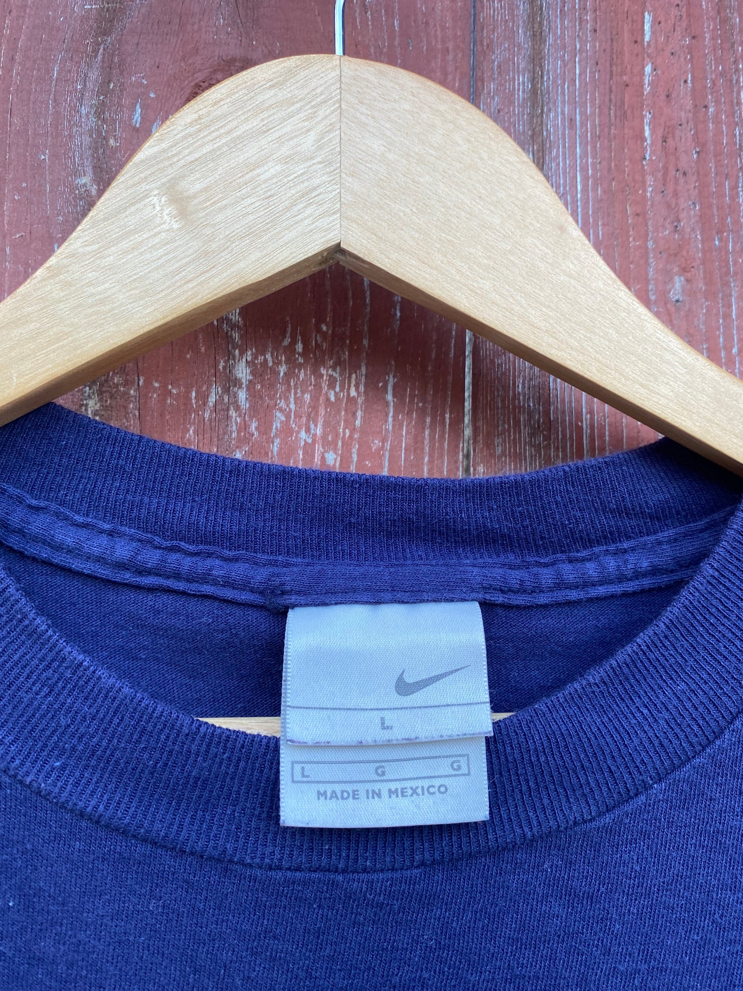 Navy Nike Swoosh Tee