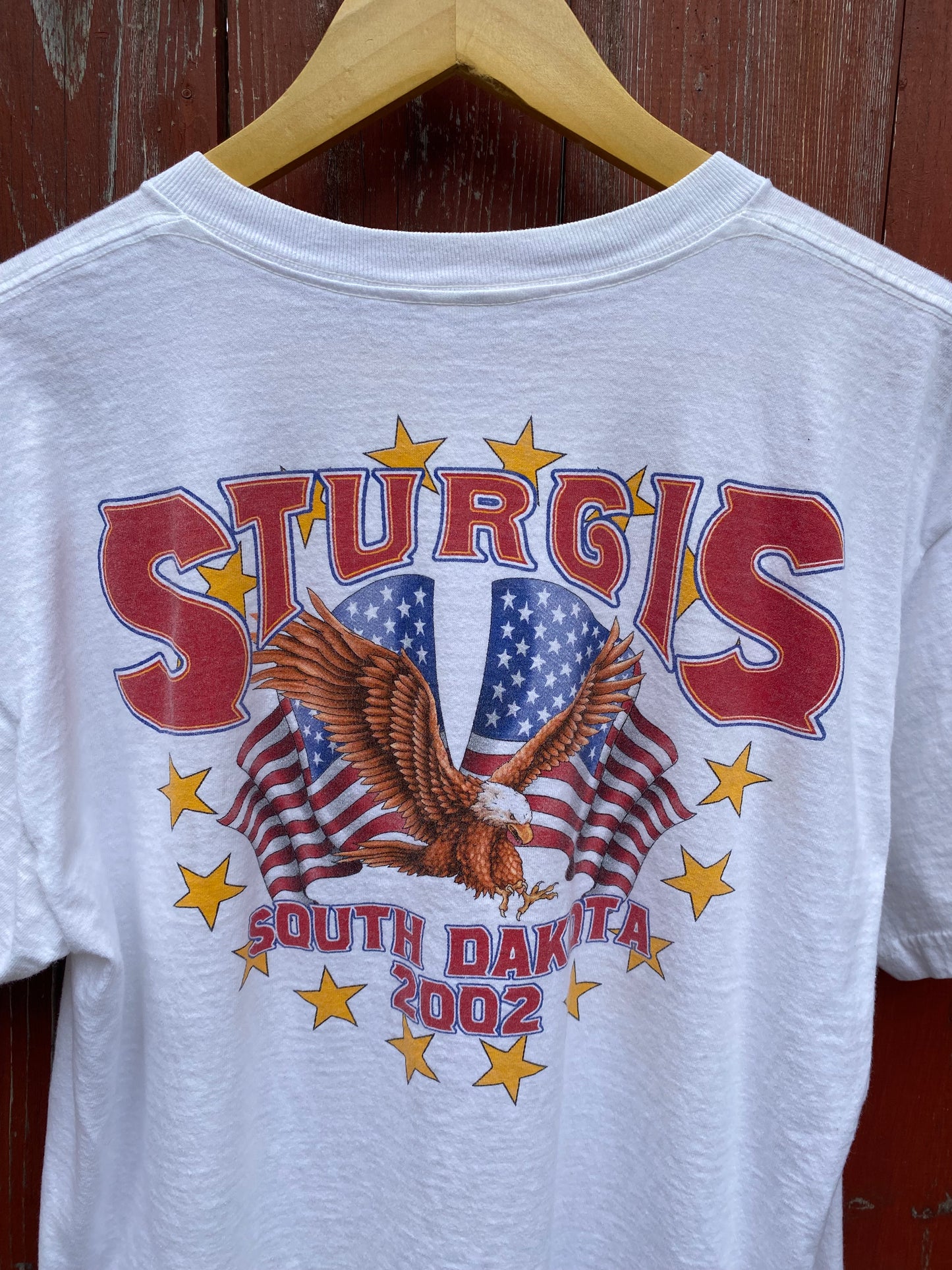 02’ sturgis tee white