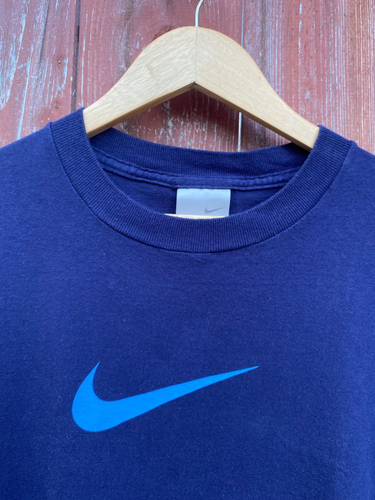 Navy Nike Swoosh Tee