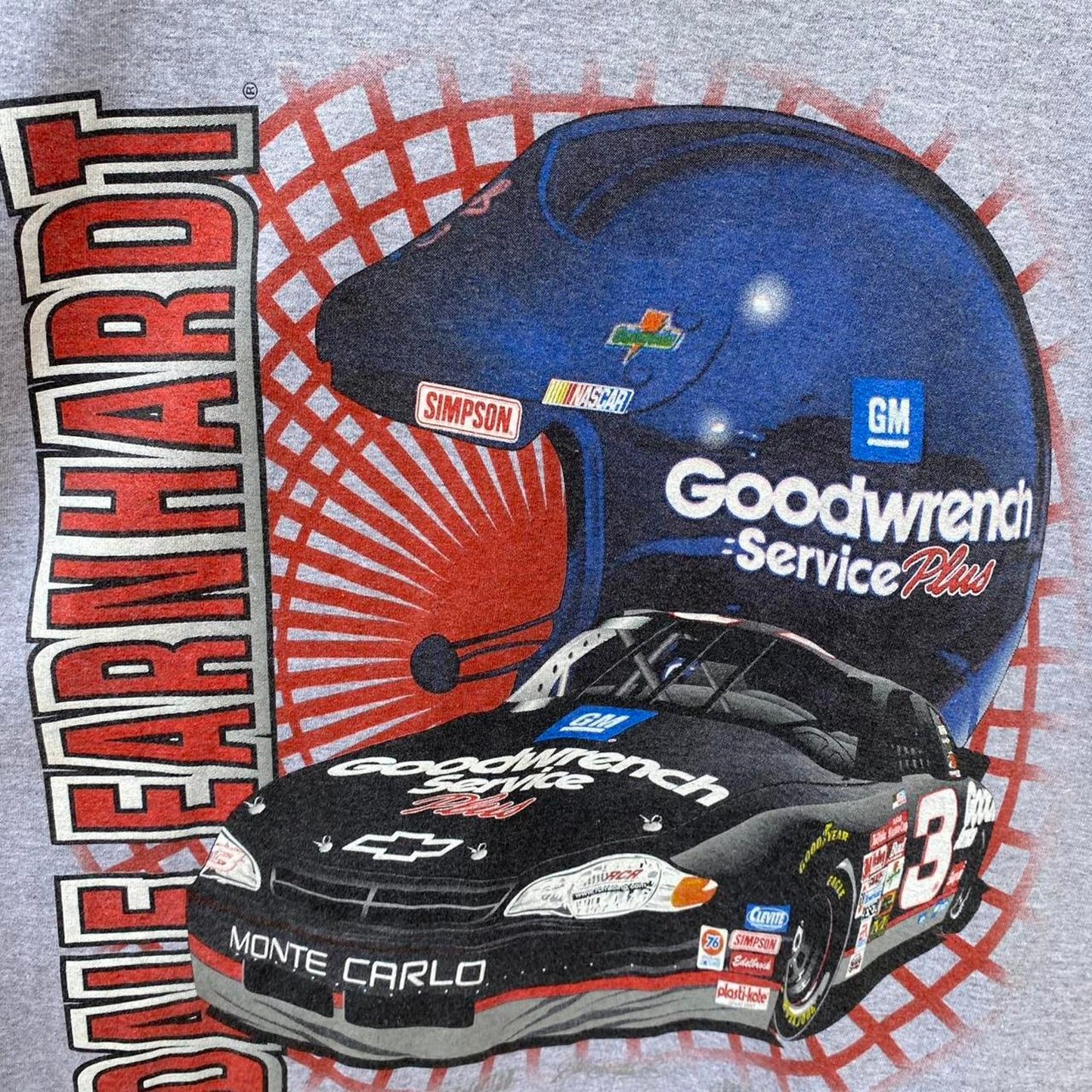 Vintage grey nascar dale earnhardt