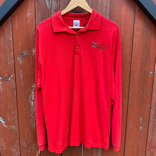 Long sleeve Husker Polo