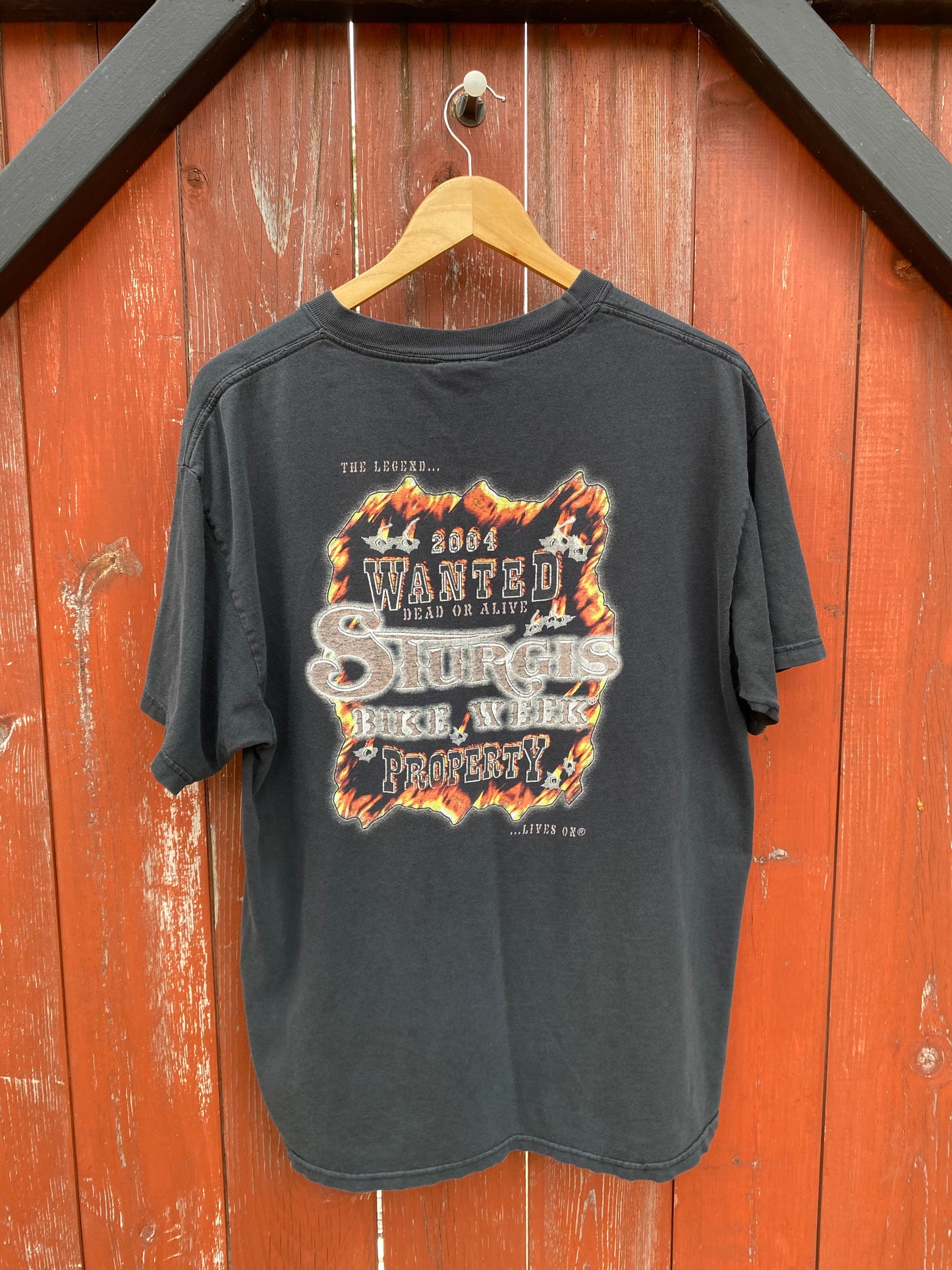 04’ Sturgis Wanted Tee - L