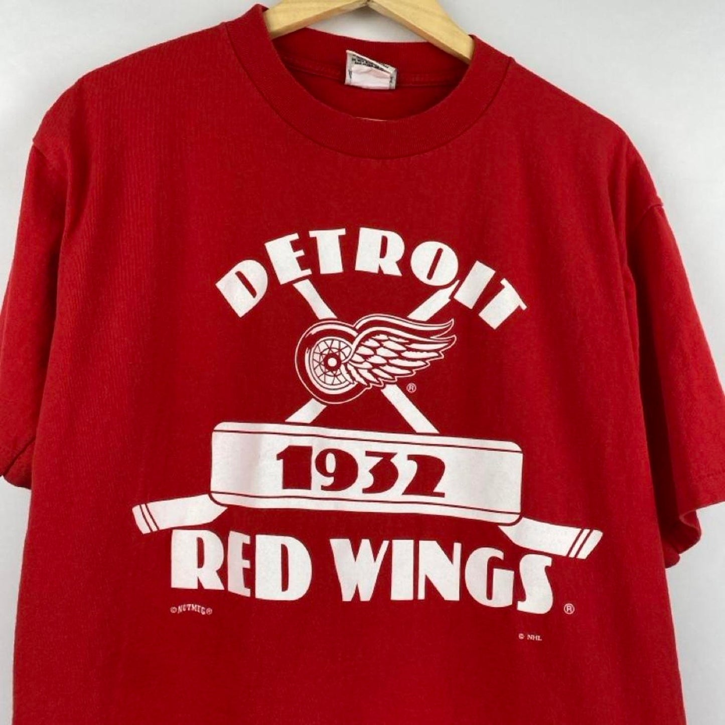 Nutmeg Red Wings Tee - L
