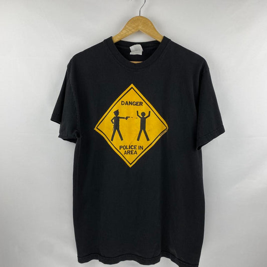 Danger Police In Area Tee - L