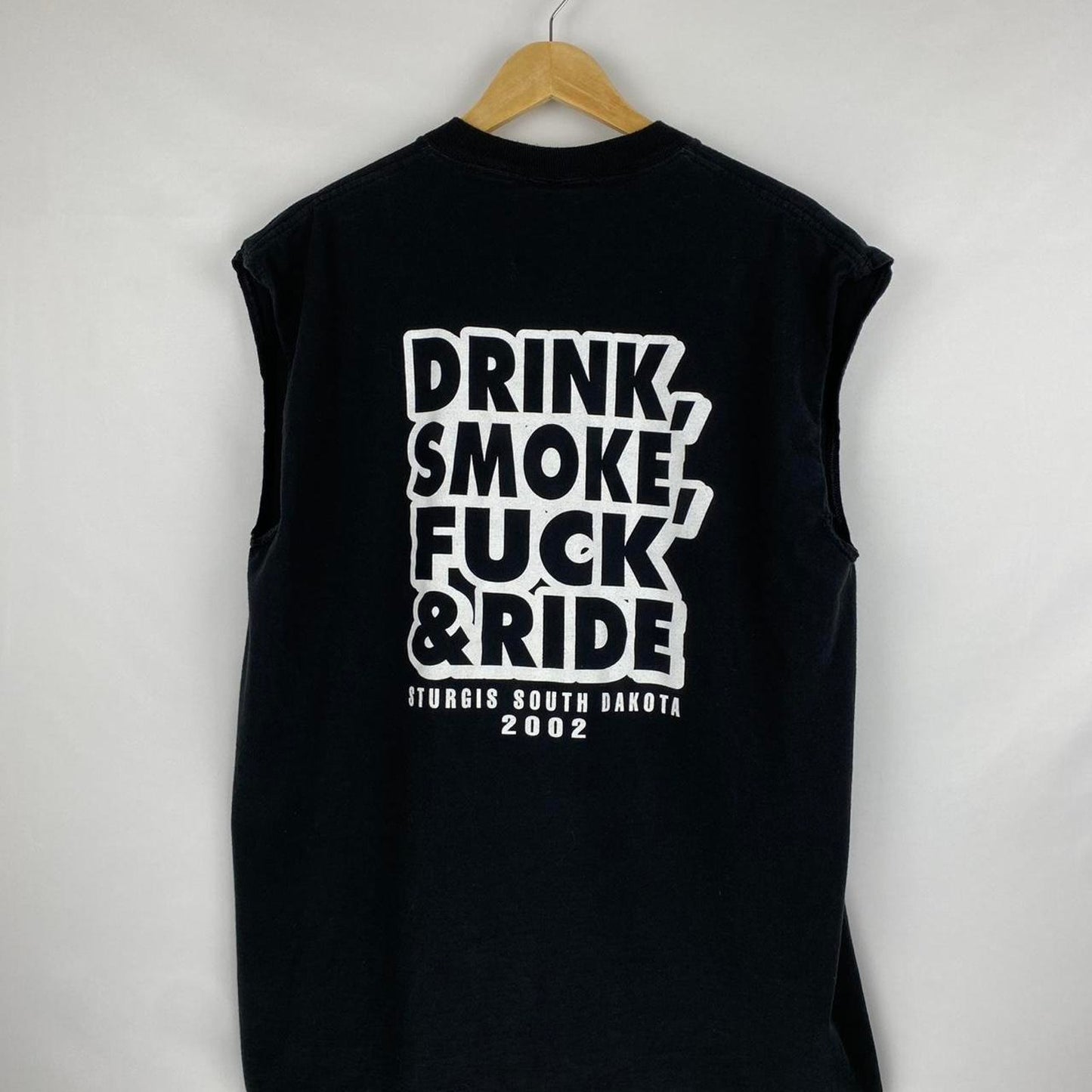 Drink, Smoke, Fuck & Ride Cut Off - L
