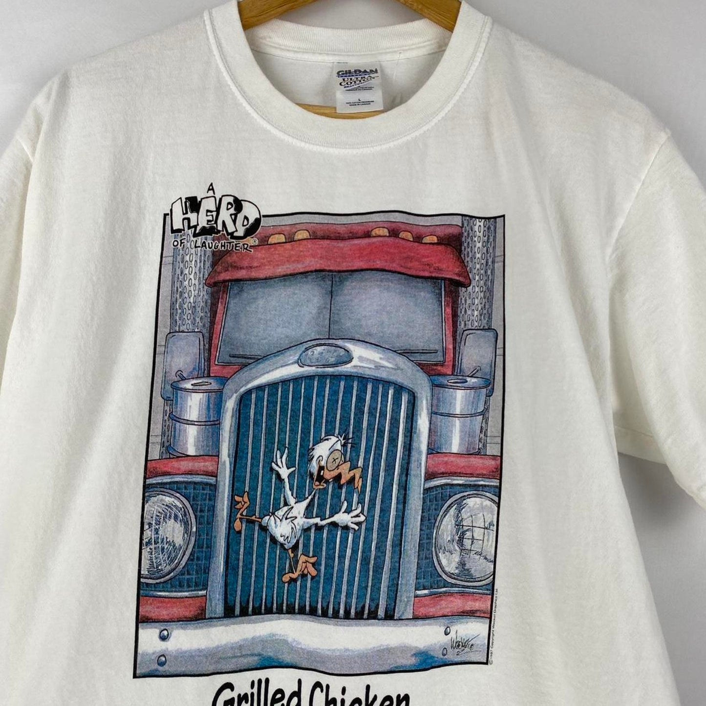 Grilled Chicken Tee - L