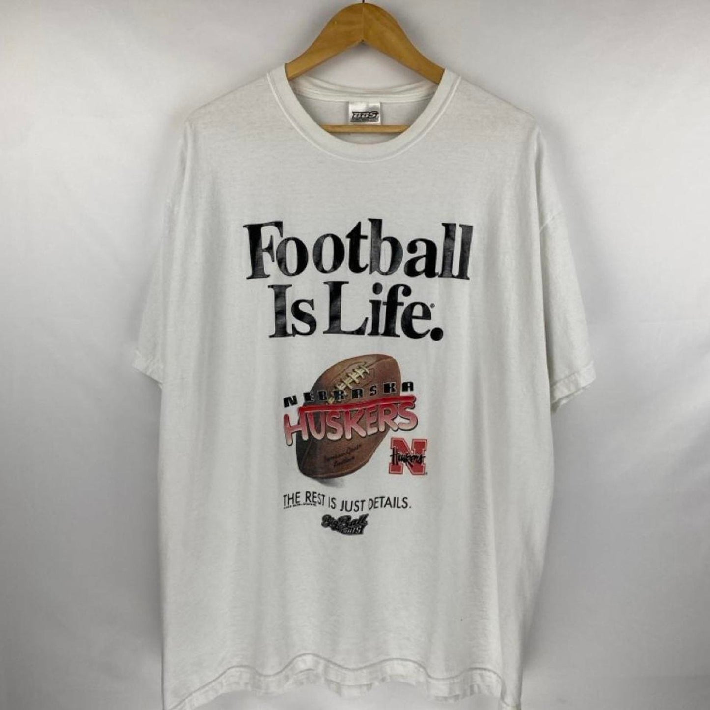 Football is Life Husker Tee - XL