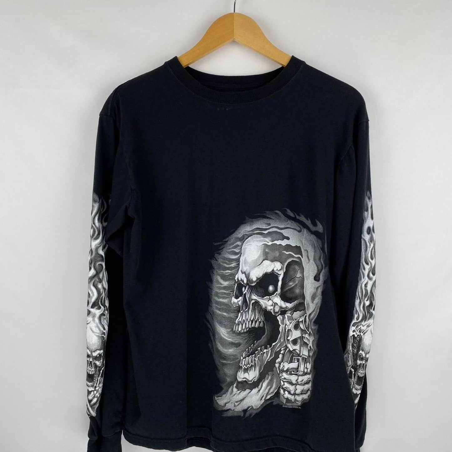 06' Skeleton Gun Long Sleeve - L