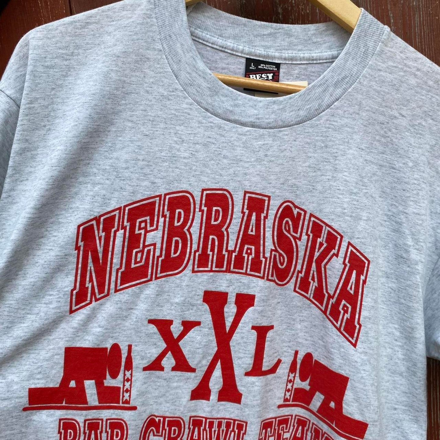94' Nebraska Bar crawl Team tee