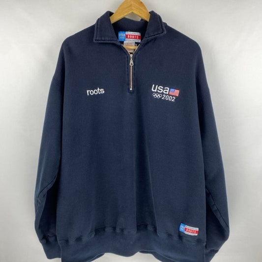 2002 USA Olympics Roots quarter zip - XL