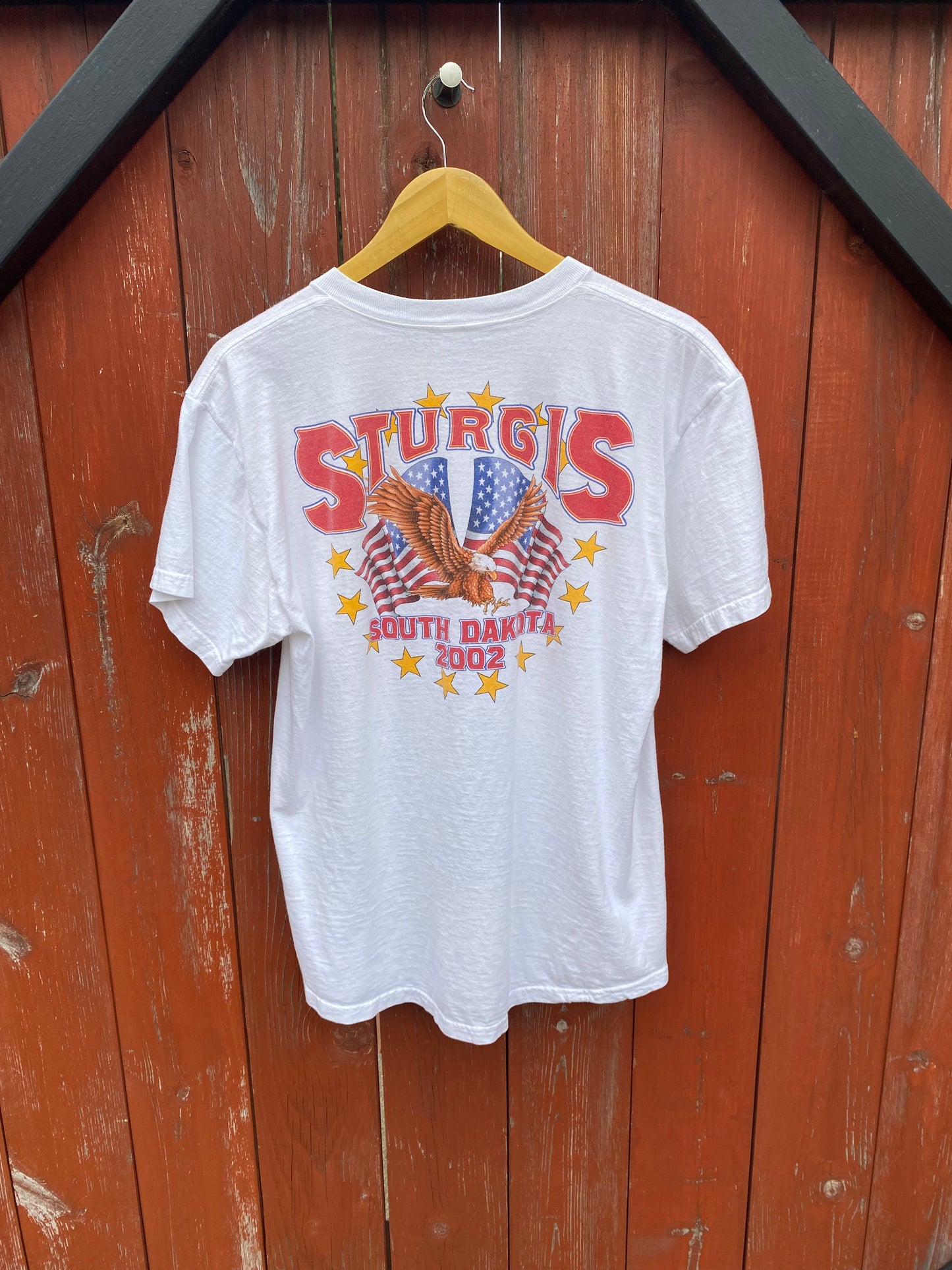 02’ sturgis tee white