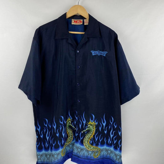 Dragon & Flames Tee - XL