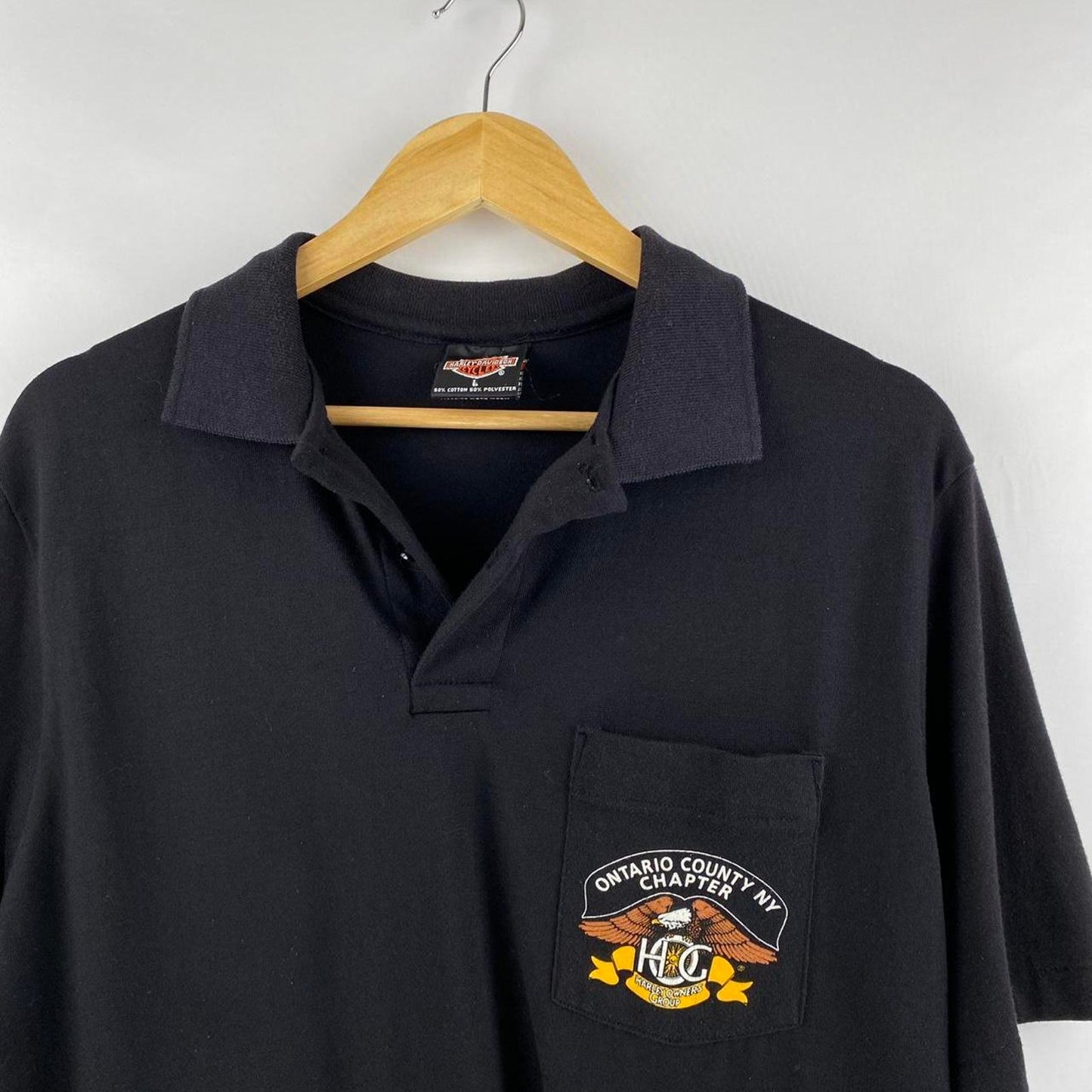 80's Harley Polo - L