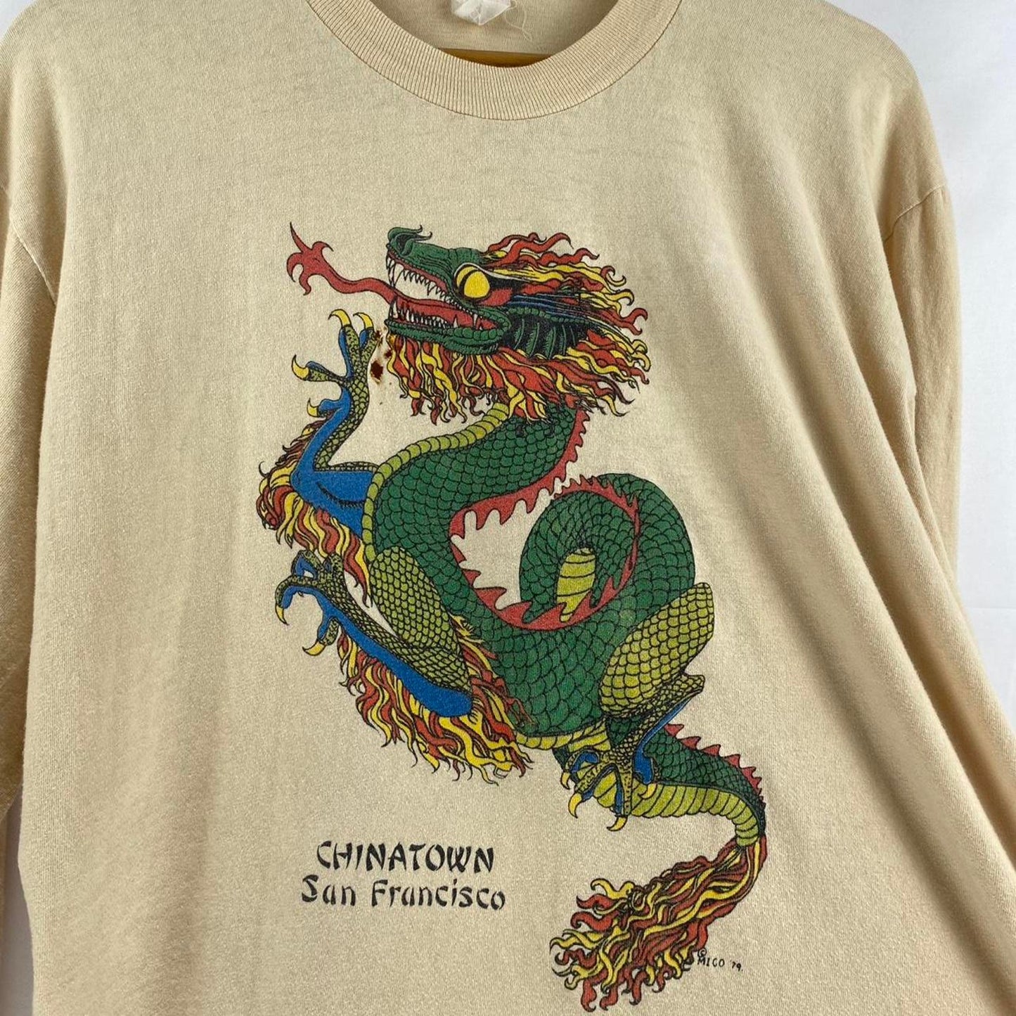 79' China Town Dragon Long Sleeve - XL