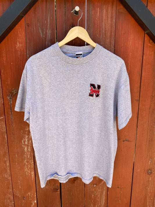 Huskers Embroidery Tee