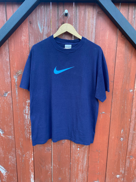 Navy Nike Swoosh Tee