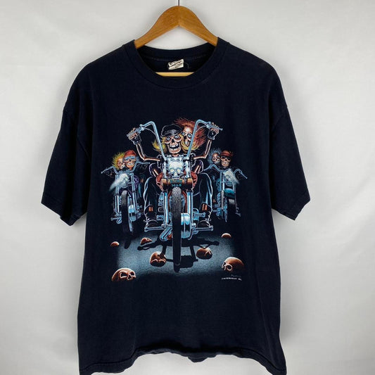 Skeleton Biker Tee - XL