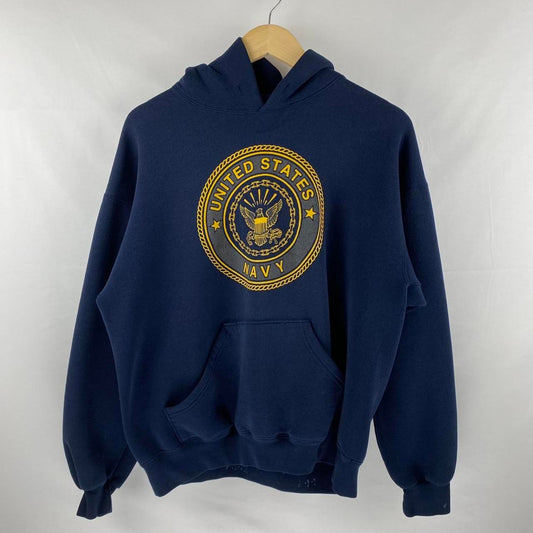 Navy Hoodie - L