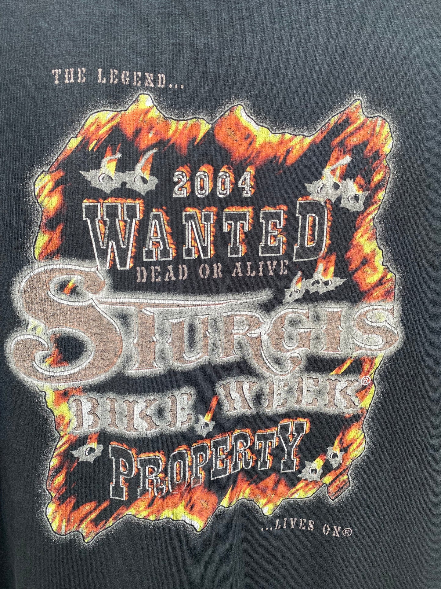 04’ Sturgis Wanted Tee - L