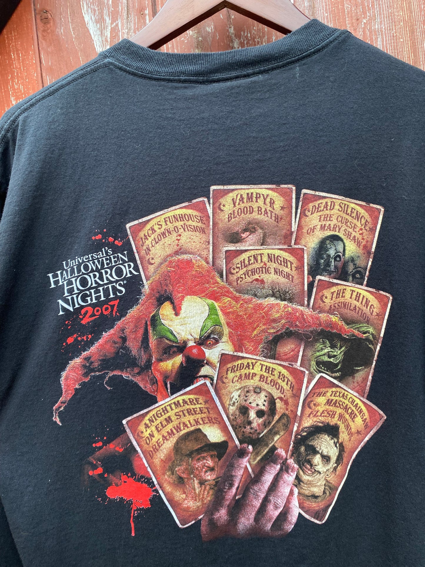 07’ Halloween Horror Nights Tee - L