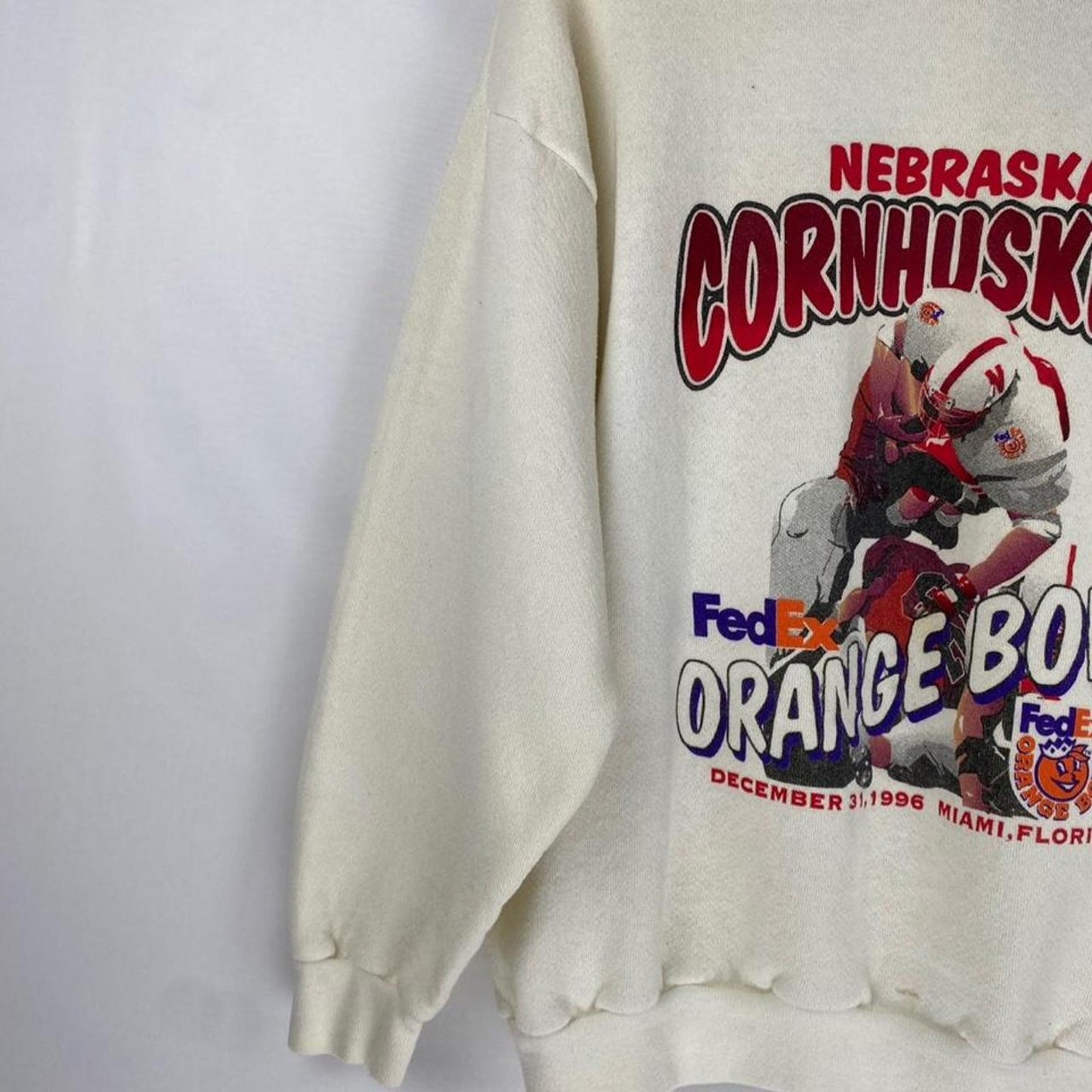 96' Husker Orange Bowl Sweatshirt - L