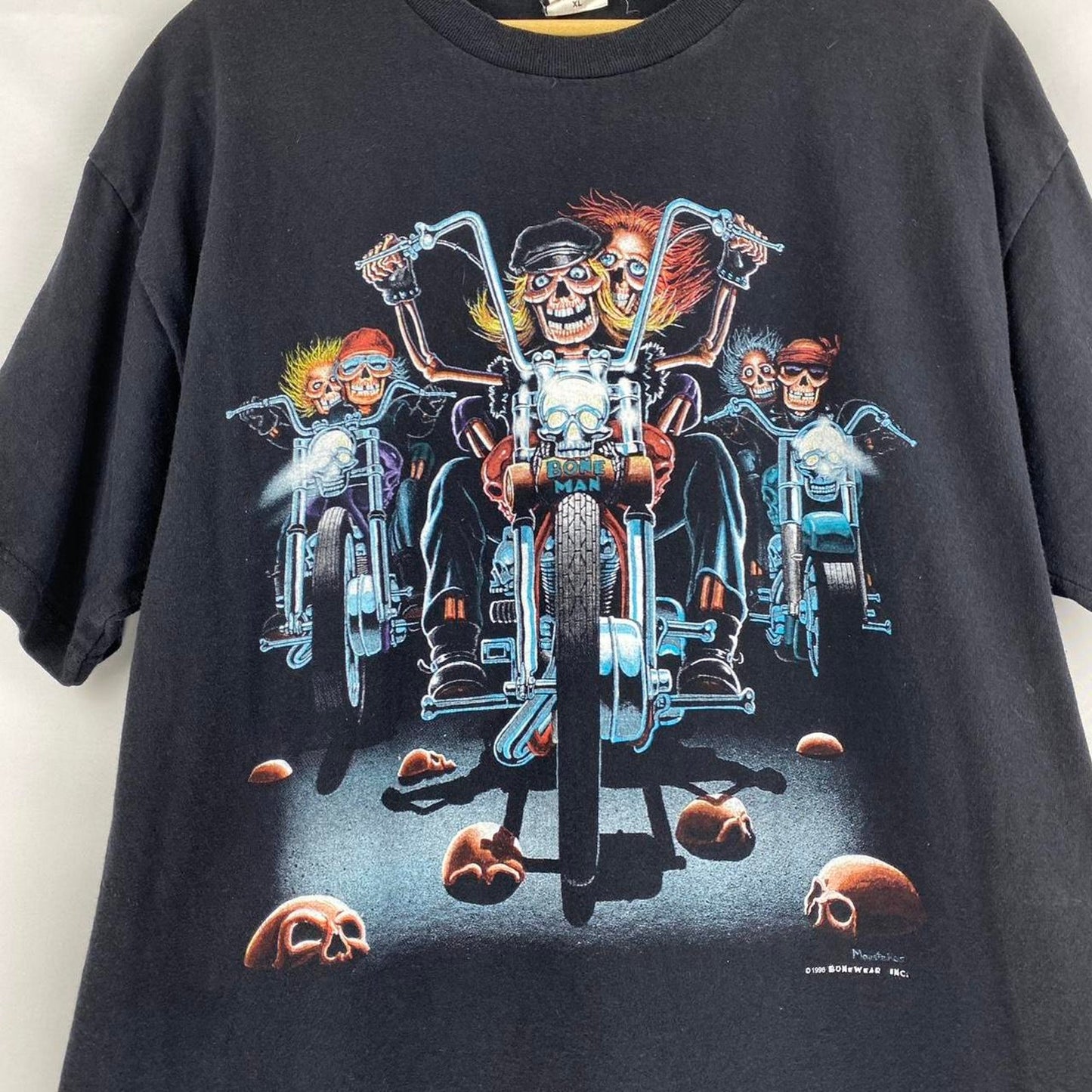 Skeleton Biker Tee - XL