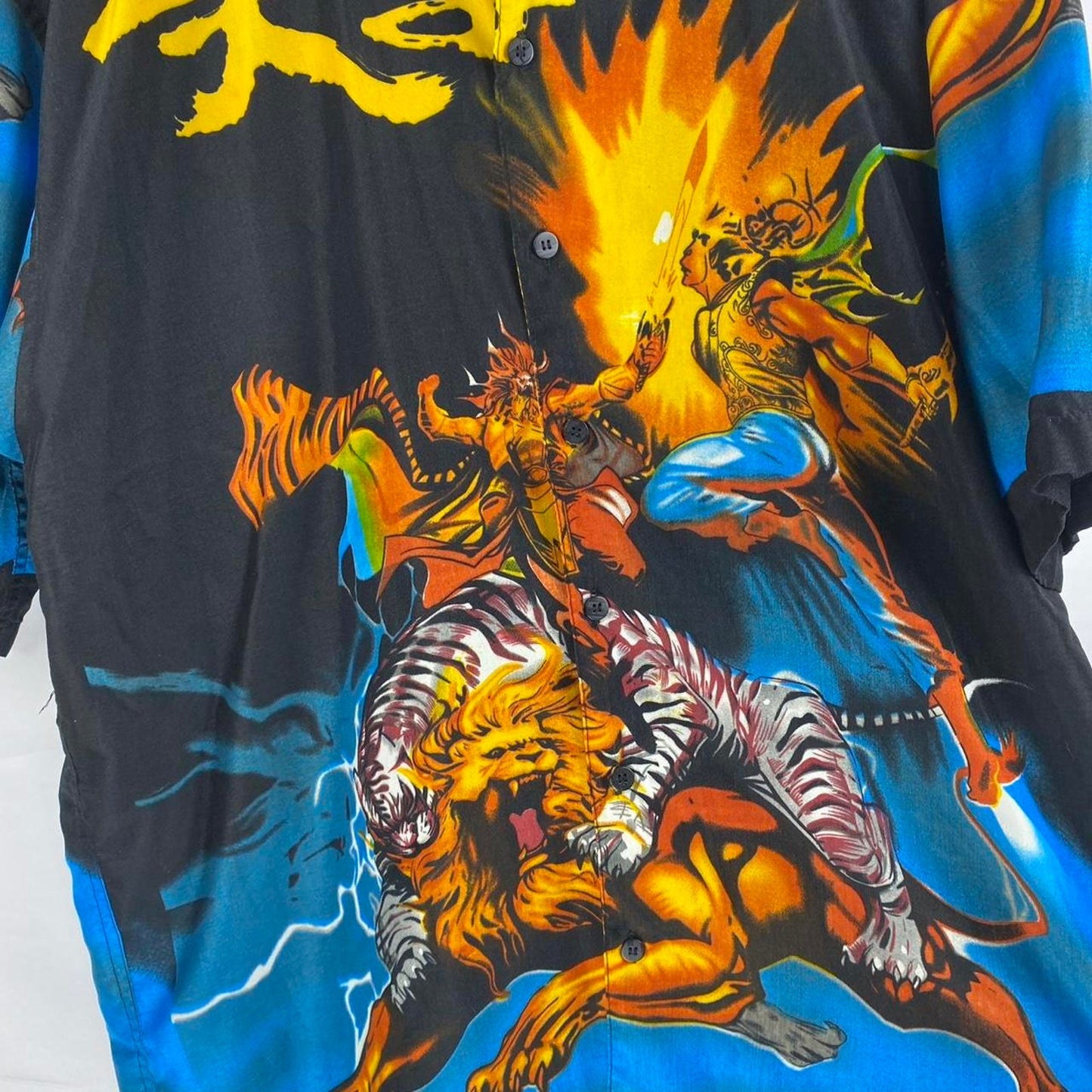 Lion Battle Button Up - XL