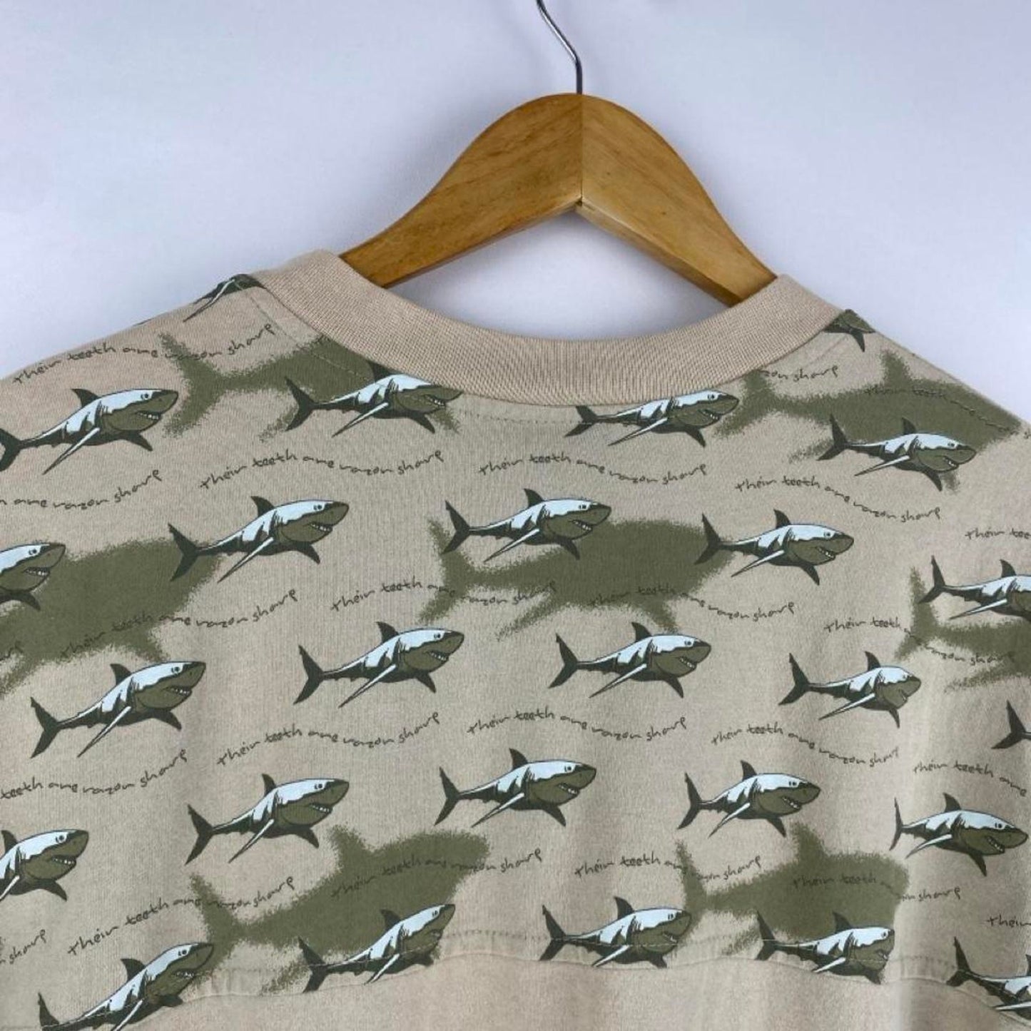 Steve Lives Surf Wear Shark Tee - M