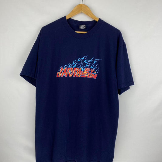 02' Flame Harley Tee - XL