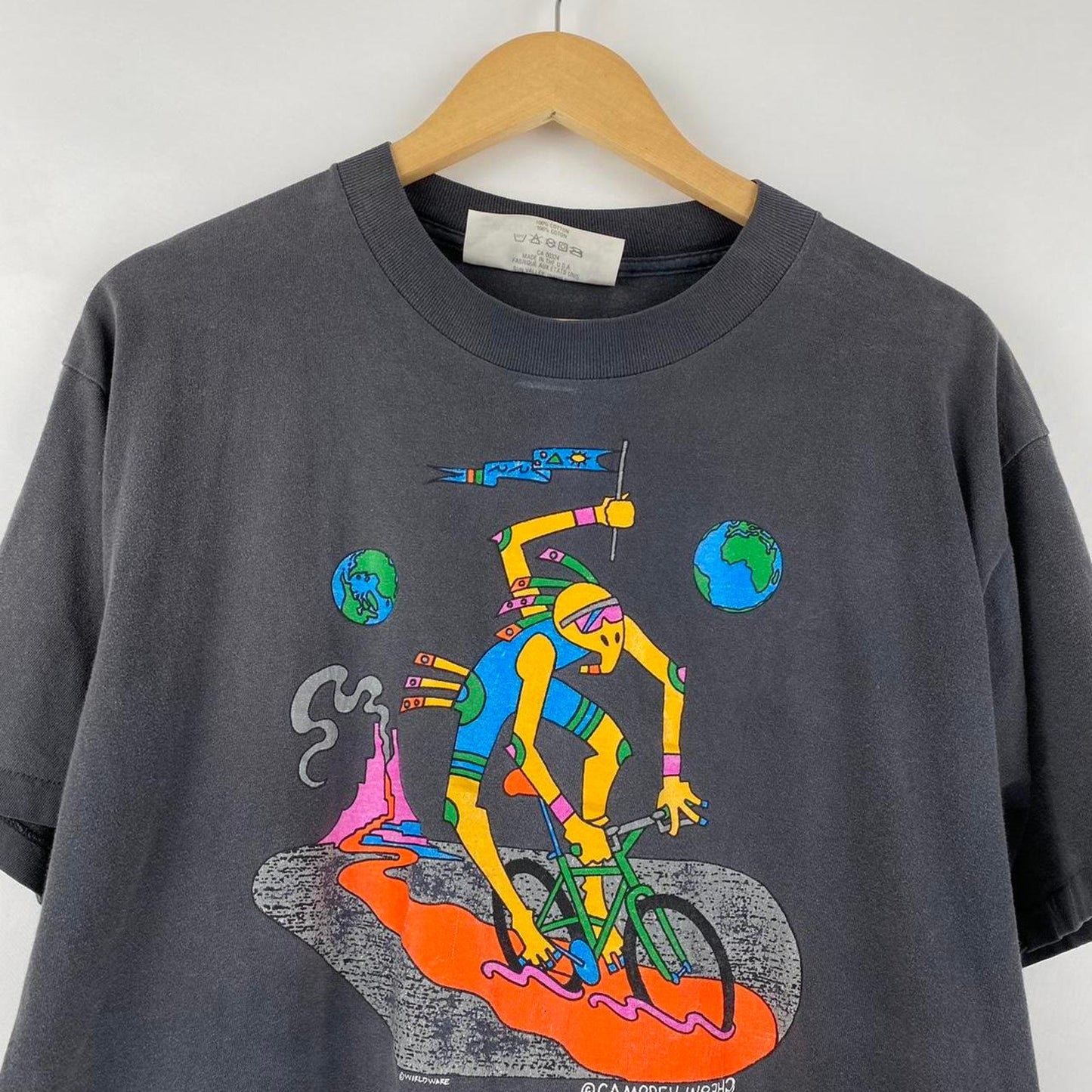 Biking Alien Tee - L