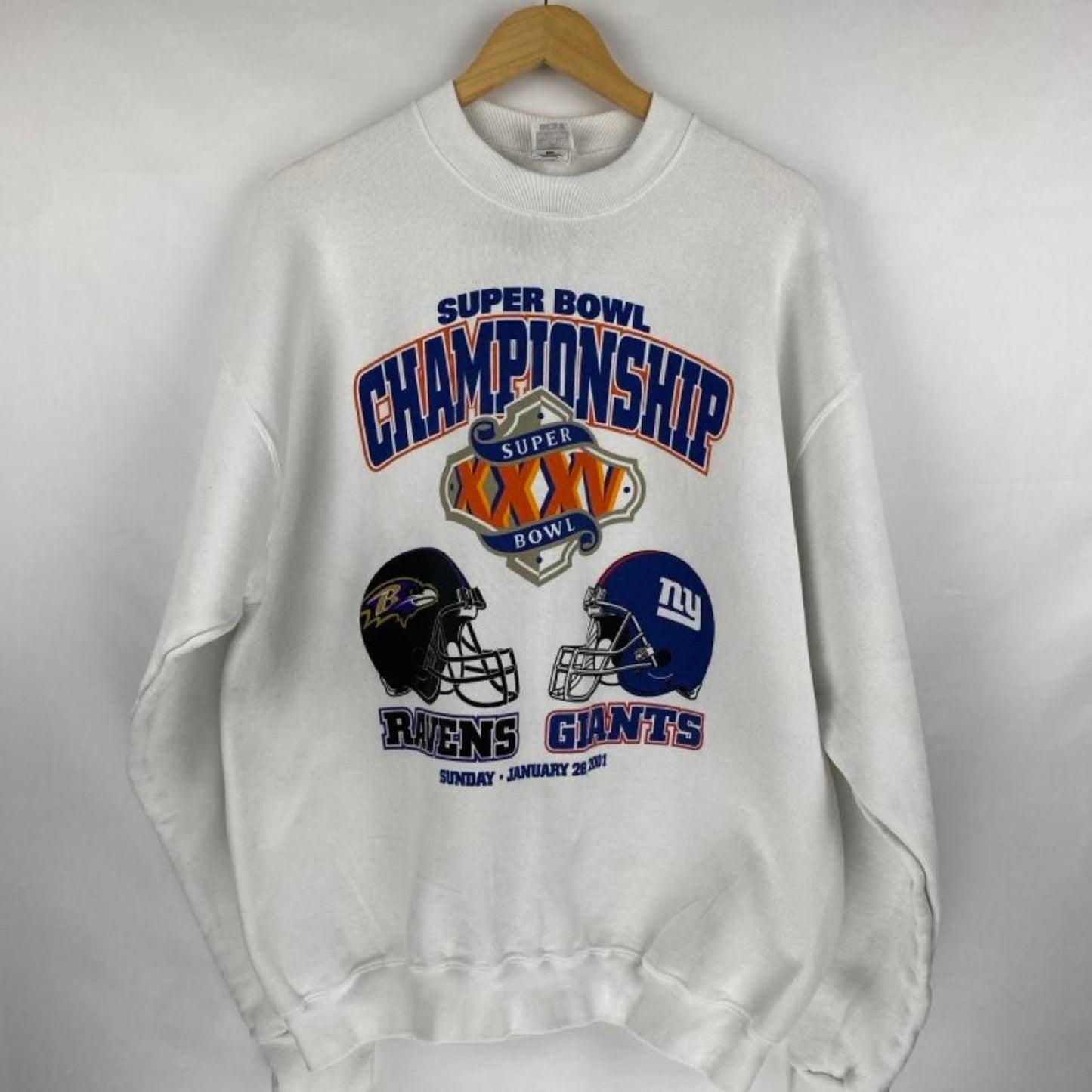 01' Super Bowl Sweatshirt - XL
