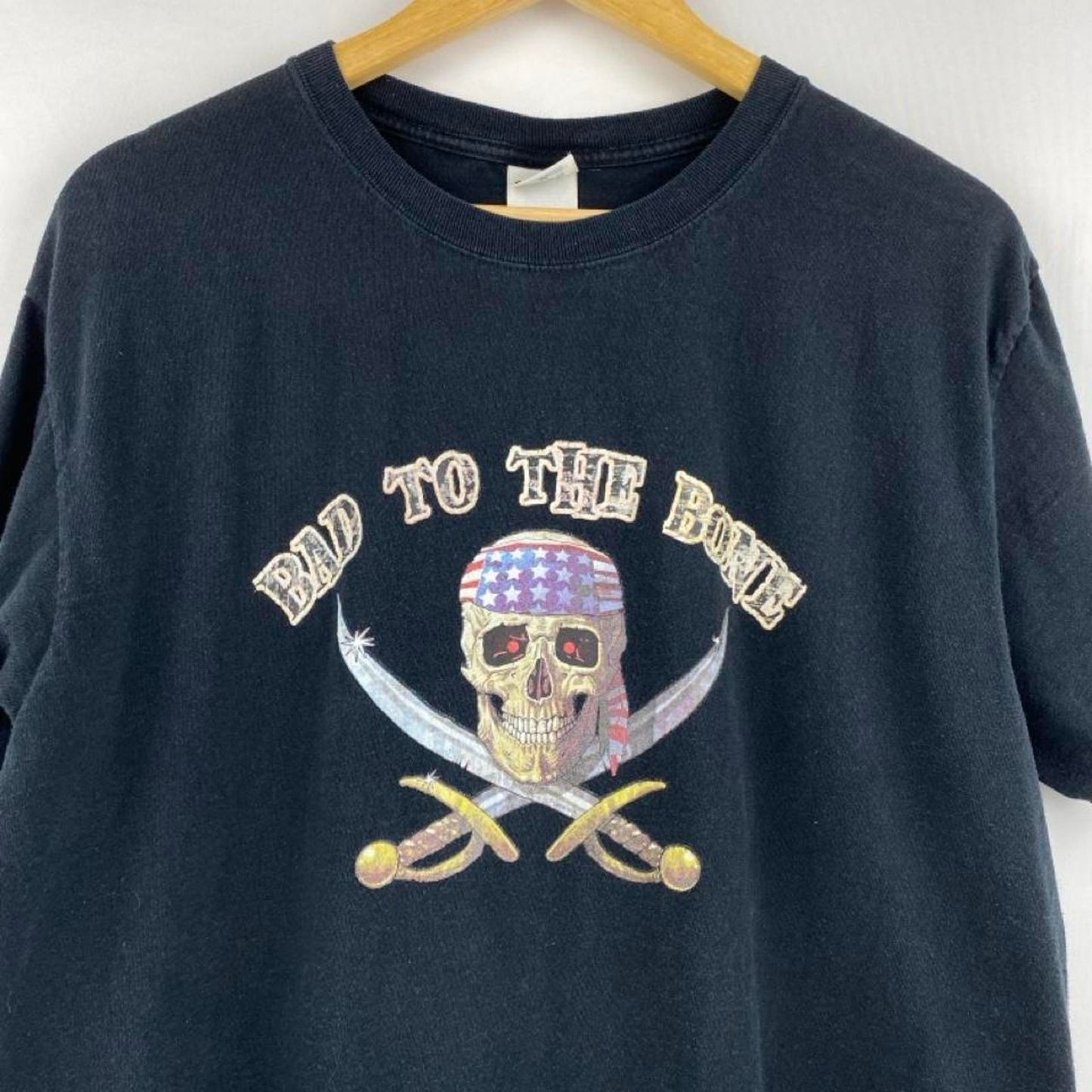 Y2K Bad to the Bone Tee - L