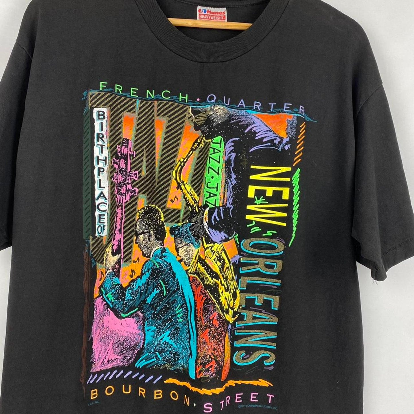 91' New Orleans Jazz Tee - XL