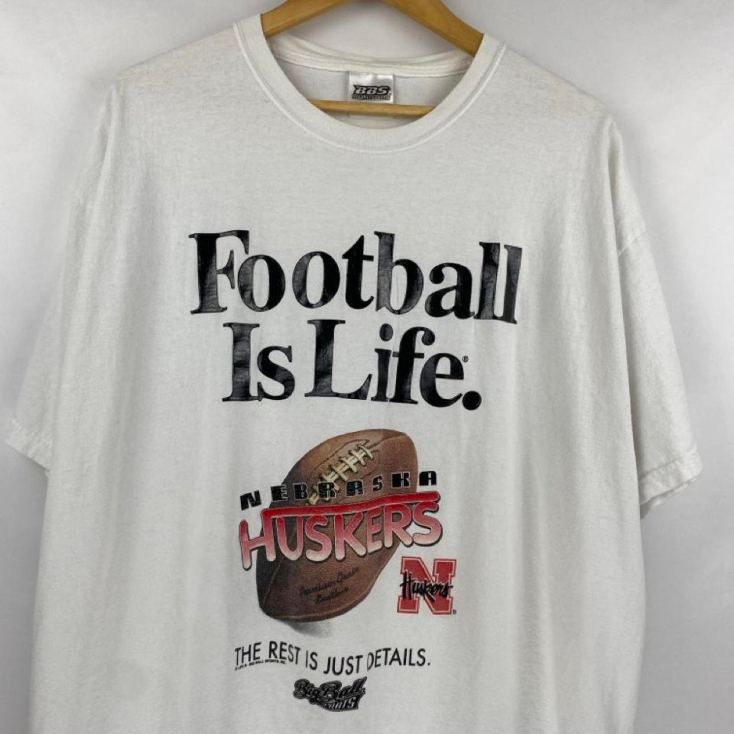 Football is Life Husker Tee - XL