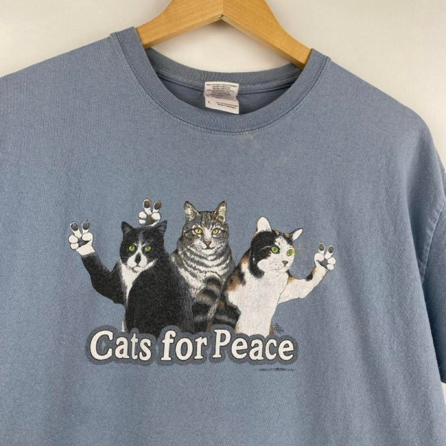 Cats for Peace Tee - L