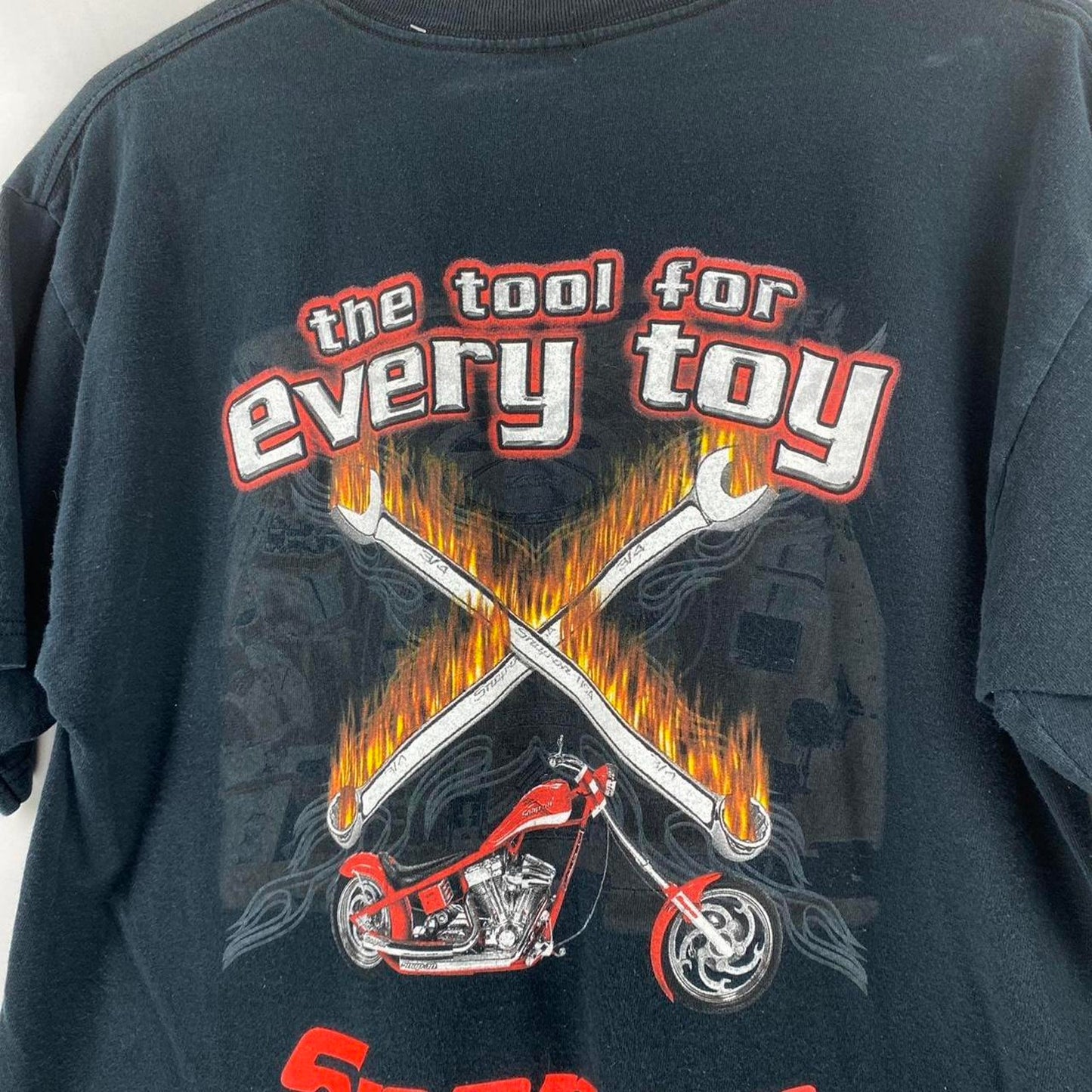 Snap on Biker Tee - L