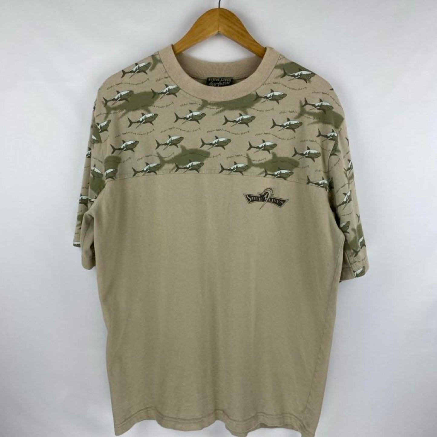 Steve Lives Surf Wear Shark Tee - M