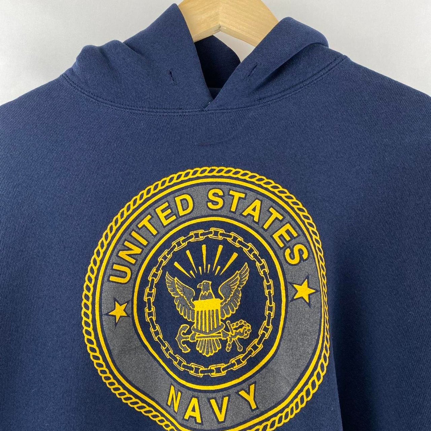 Navy Hoodie - L