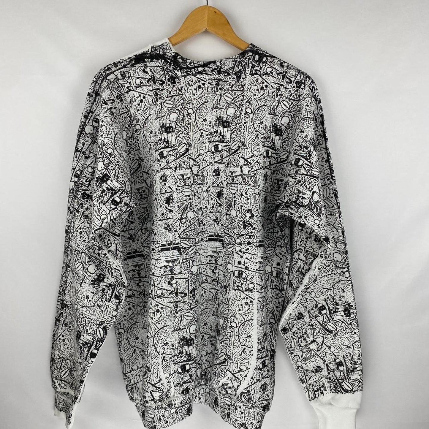 Football AOP Sweatshirt - XL