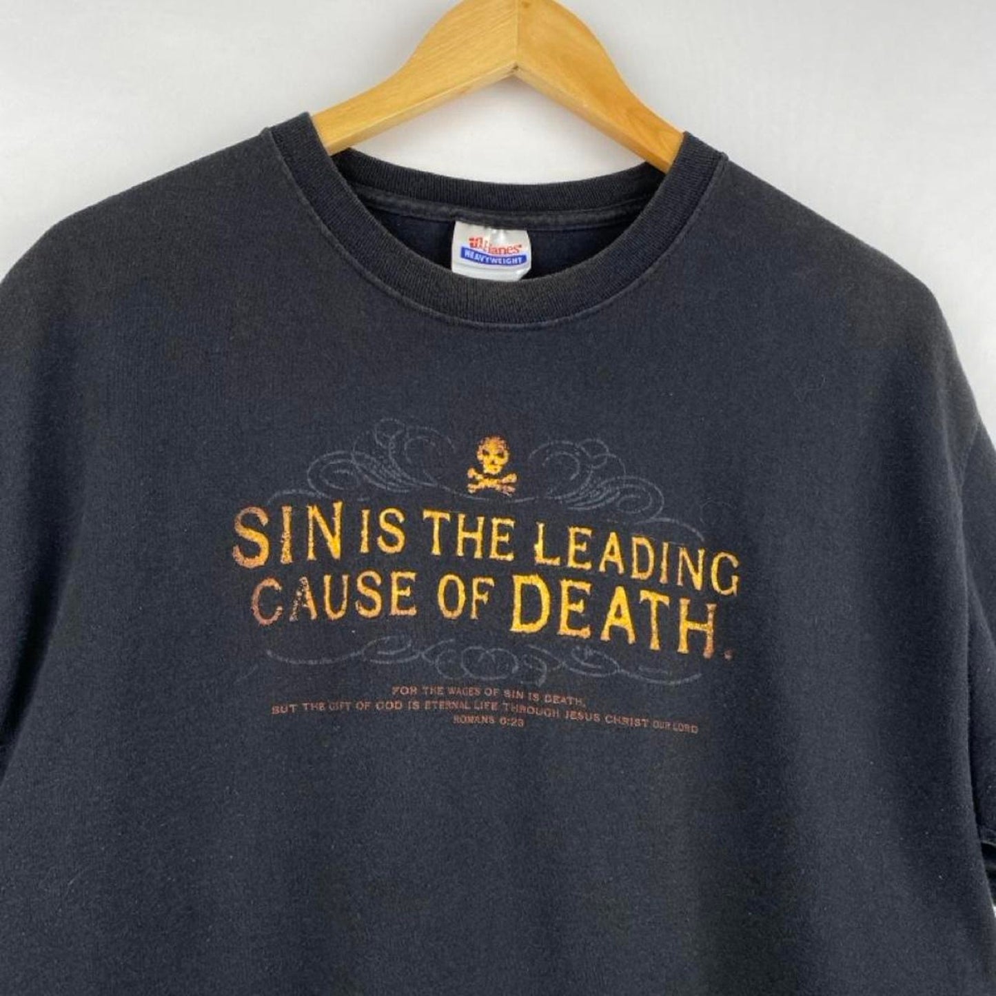Sins Leading Cause of Death Tee - L