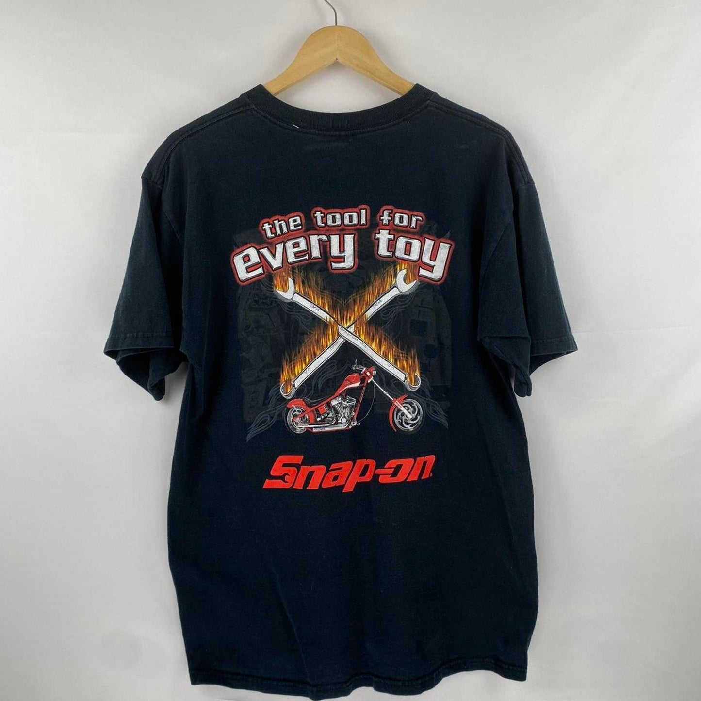 Snap on Biker Tee - L